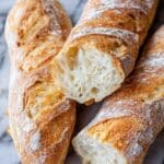 No Knead Baguette Recipe