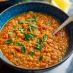 Moroccan Lentil and Chickpea Harira Soup Recipe