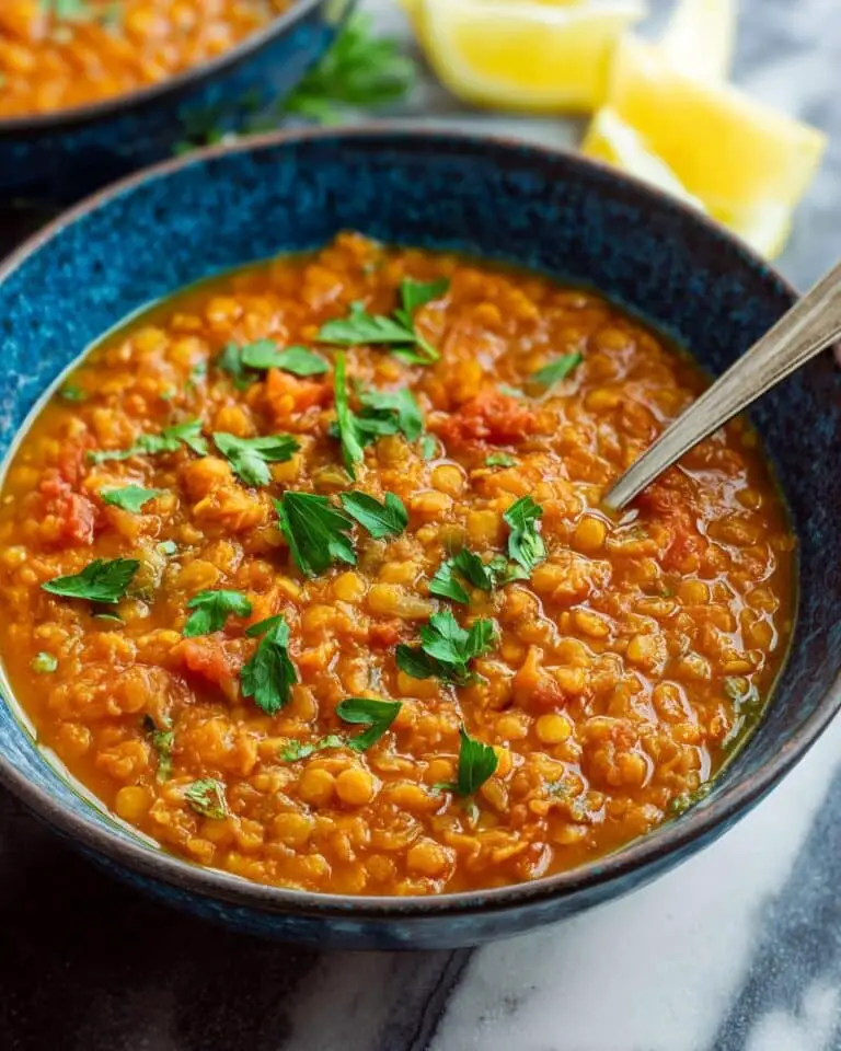 Moroccan Lentil and Chickpea Harira Soup Recipe