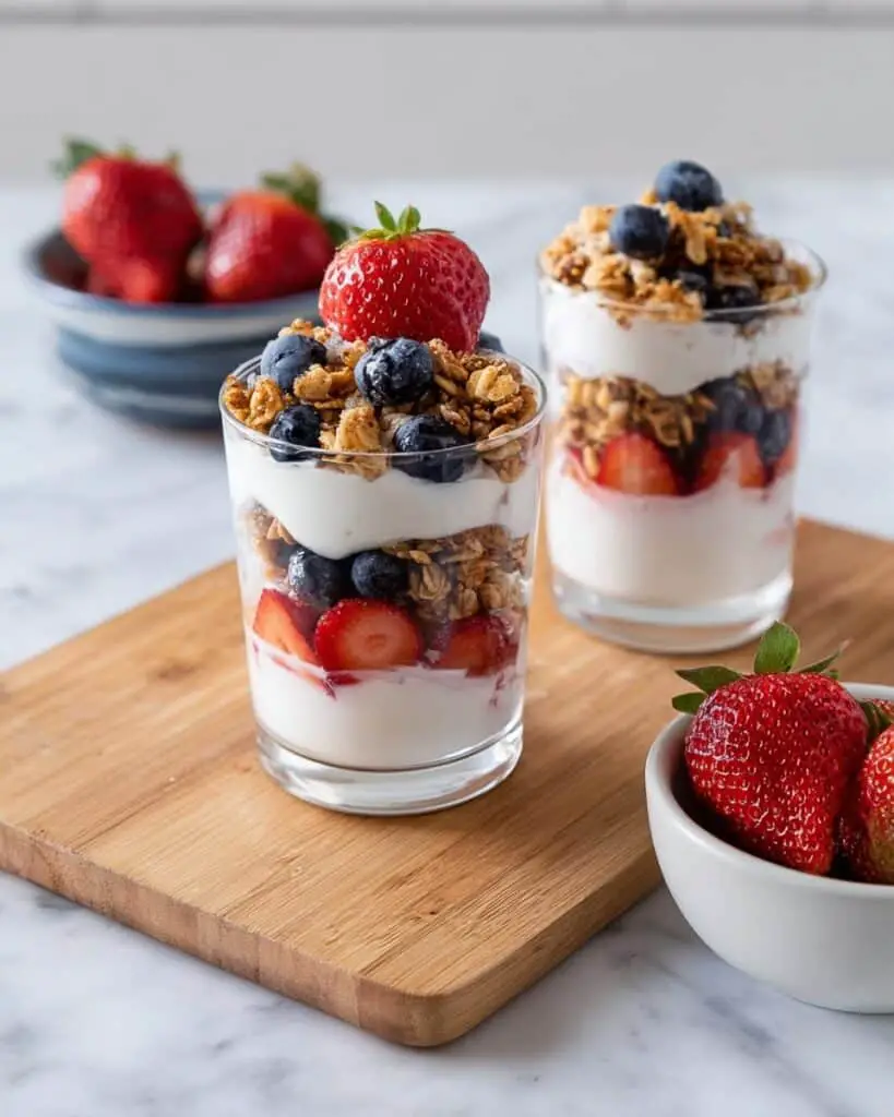 Fruit and Yogurt Parfaits Recipe