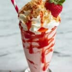 Strawberry Cheesecake Milkshake Recipe