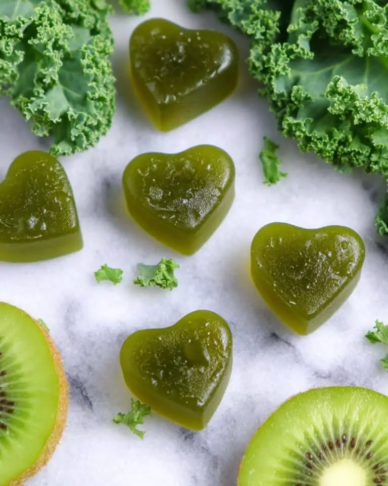 Healthy Homemade Green Gummy Snacks Recipe