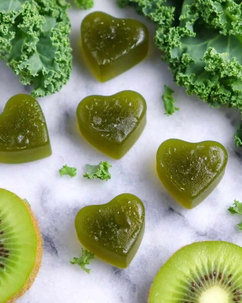 Healthy Homemade Green Gummy Snacks Recipe