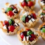 5-Ingredient Caprese Phyllo Cups Recipe