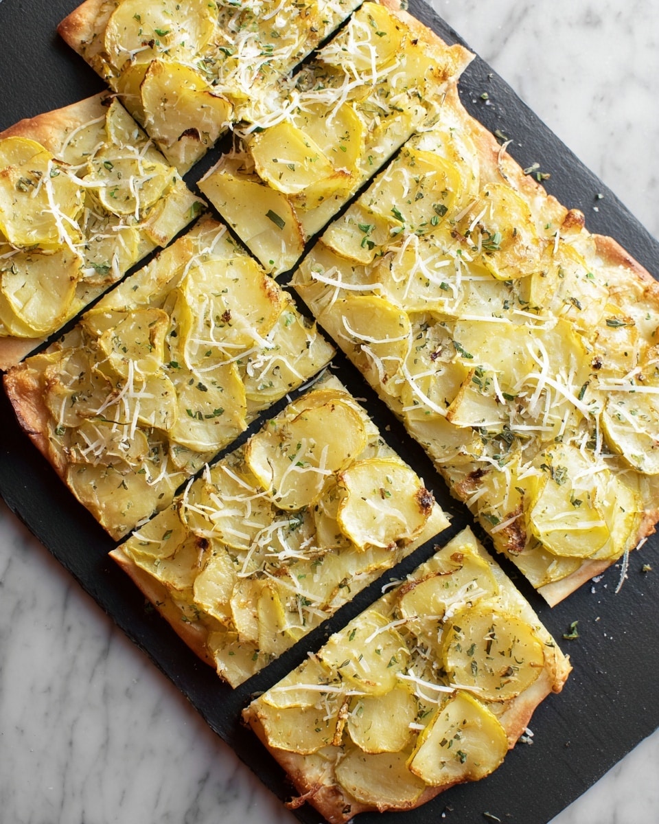 Classic Potato Pizza with Fresh Rosemary Recipe