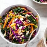 Chopped Kale Salad with Cranberries and Almonds Recipe