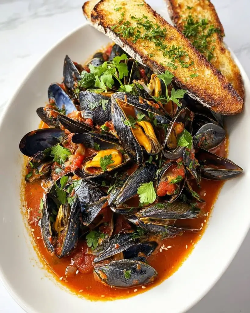 15-Minute Spicy Mussel Soup Recipe