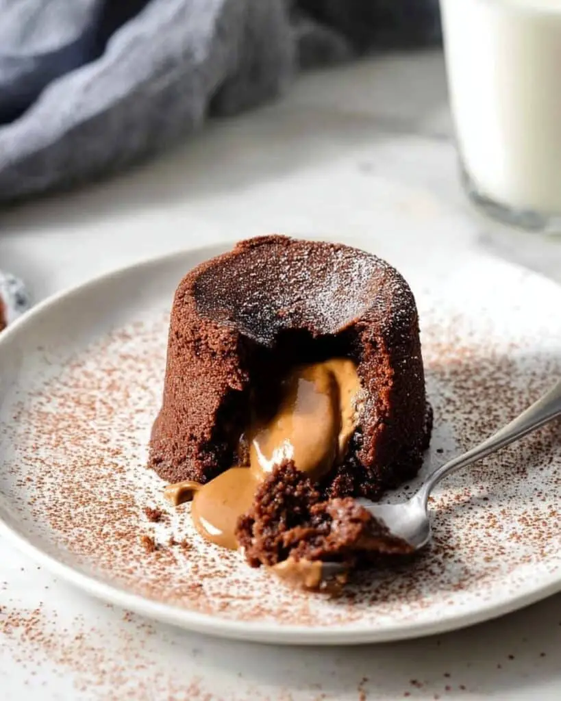 Peanut Butter Chocolate Molten Lava Cake Recipe