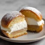 Vegan Semla: Delicious Plant-Based Swedish Bun Filled with Almond and Coconut Cream Recipe
