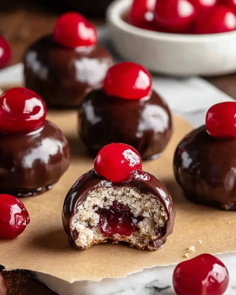 Cherry Bourbon Balls: No-Bake Chocolate-Covered Holiday Treats Recipe