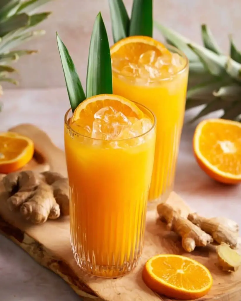 Turmeric Ginger Glow Juice Recipe