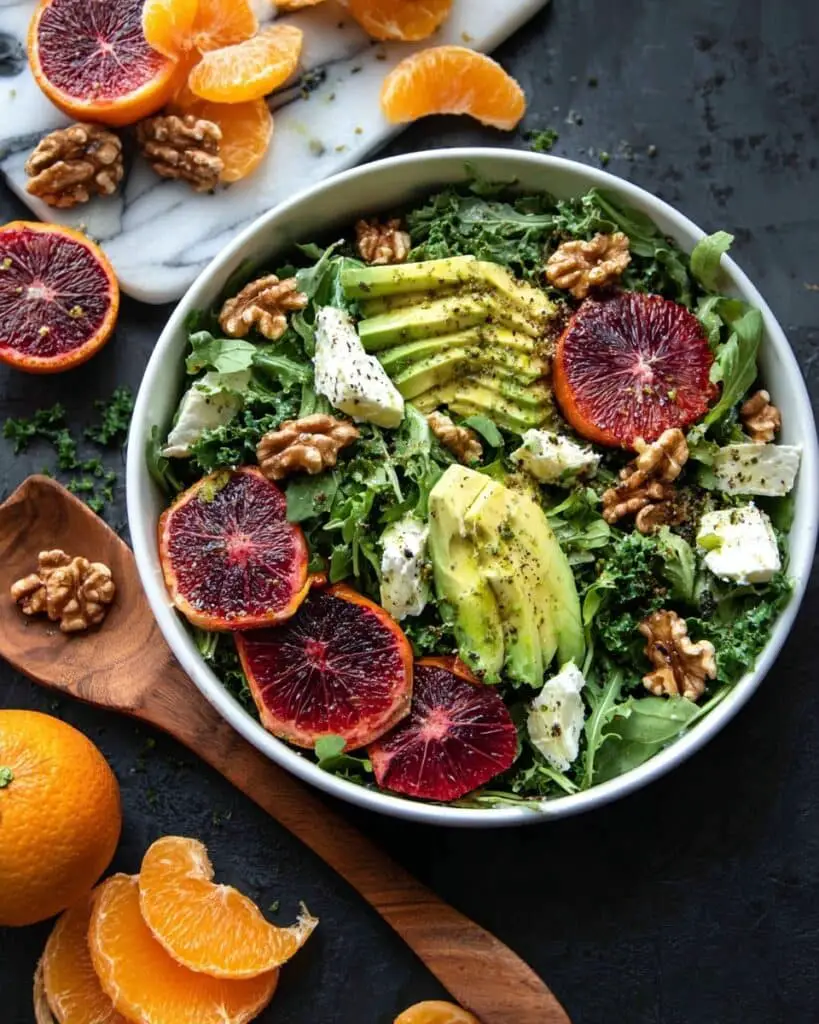 Citrus Avocado Salad with Orange Tahini Vinaigrette Recipe
