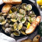 Buttery Garlic Steamed Clams Recipe