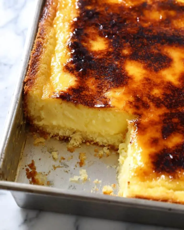 Creme Brûlée Sheet Cake Recipe