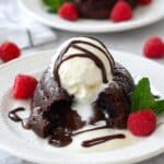 Mini Lava Cakes in Muffin Tins Recipe