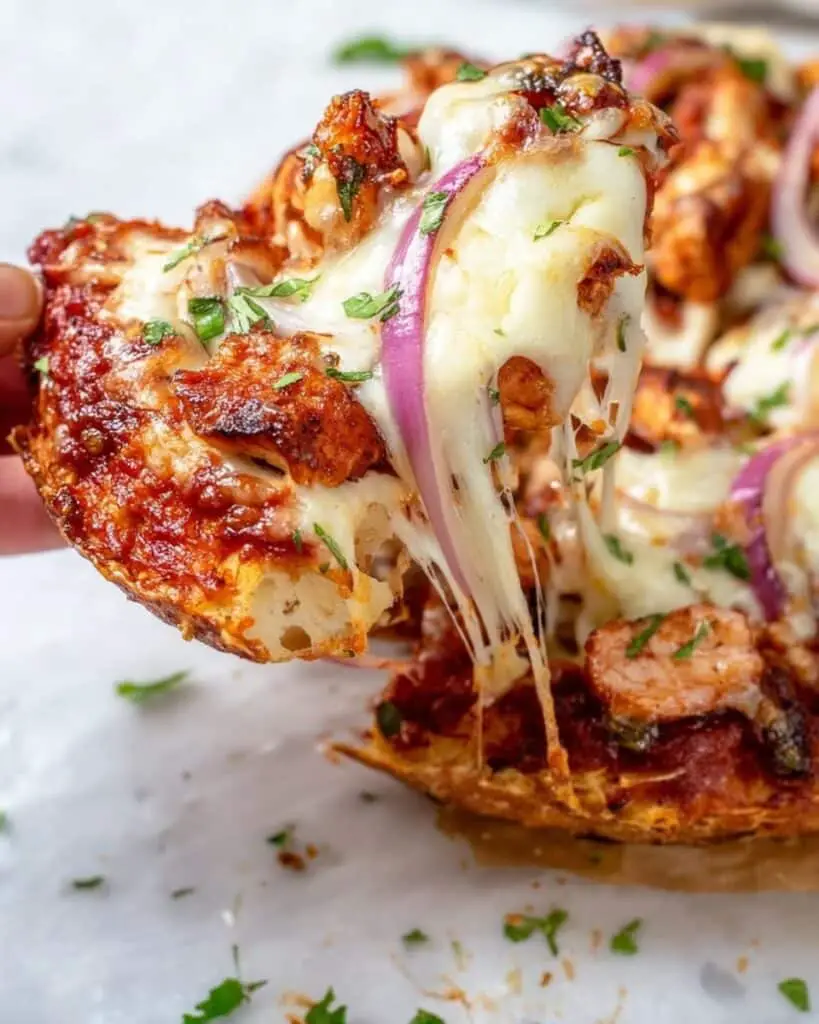 BBQ Chicken French Bread Pizza (CPK Inspired) Recipe