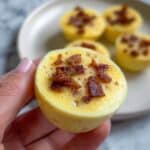 Homemade Starbucks Egg Bites with Cottage Cheese, Gruyere, and Bacon Recipe