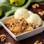Fresh Pear & Walnut Crisp Recipe
