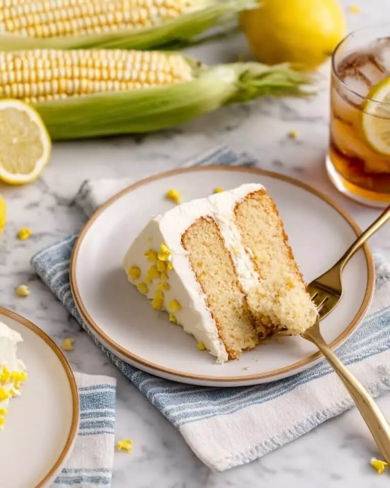 Cornbread Cake with Honey Buttercream Recipe