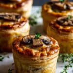 Mini Mushroom Gruyère Pot Pies Recipe