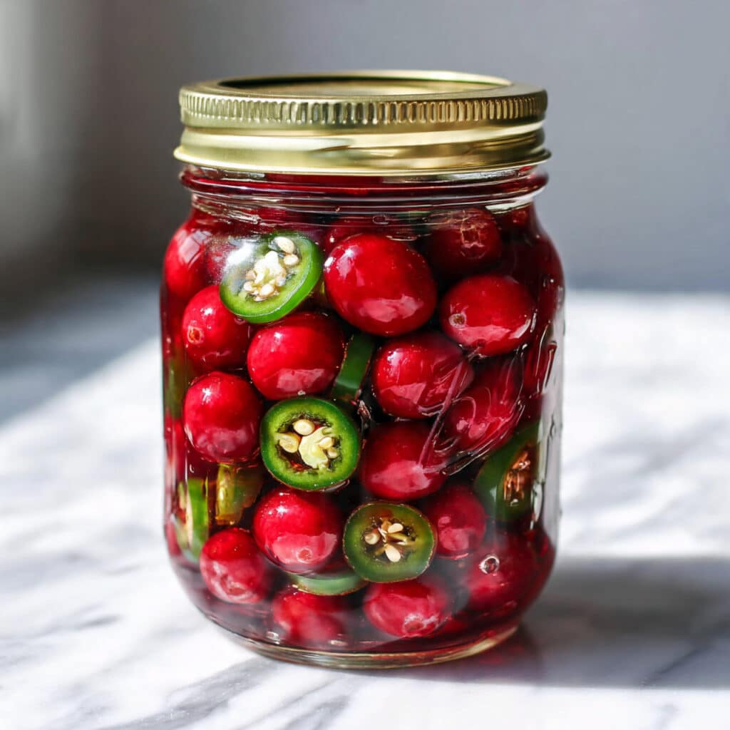 Sweet & Spicy Cranberry Jalapeño Cowboy Candy Recipe