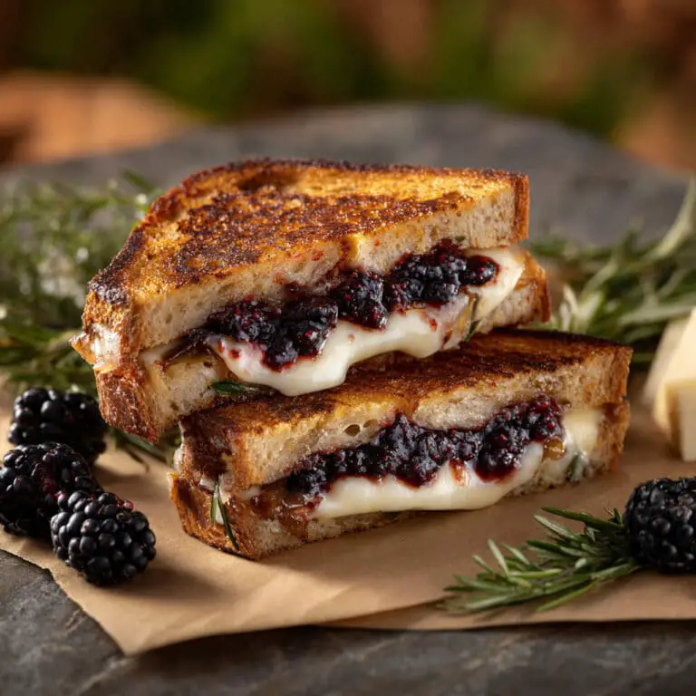 Blackberry Balsamic and Brie Grilled Cheese Recipe