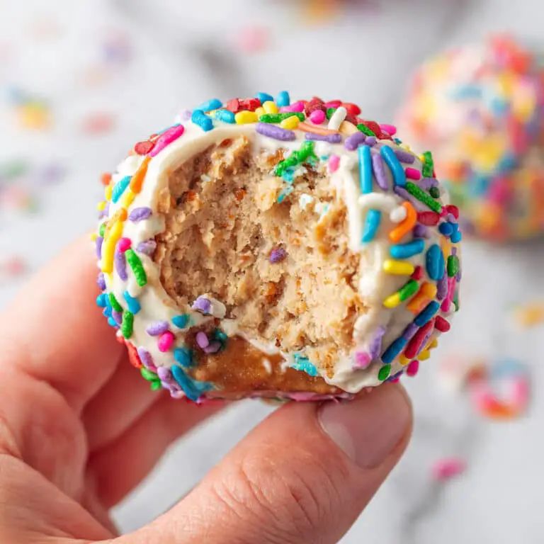 Birthday Cake Protein Balls Recipe