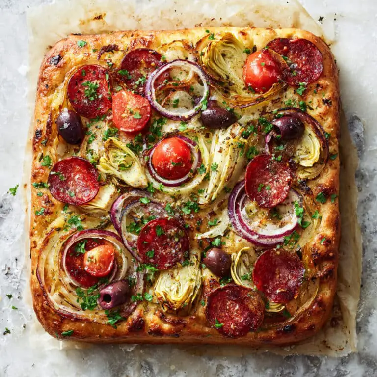 Antipasto Focaccia Bread Recipe
