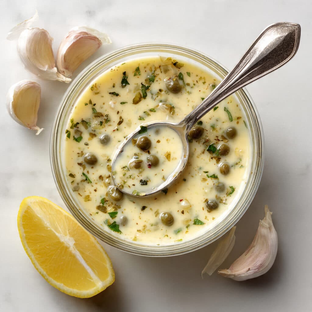 Creamy Lemon Caper Sauce Recipe