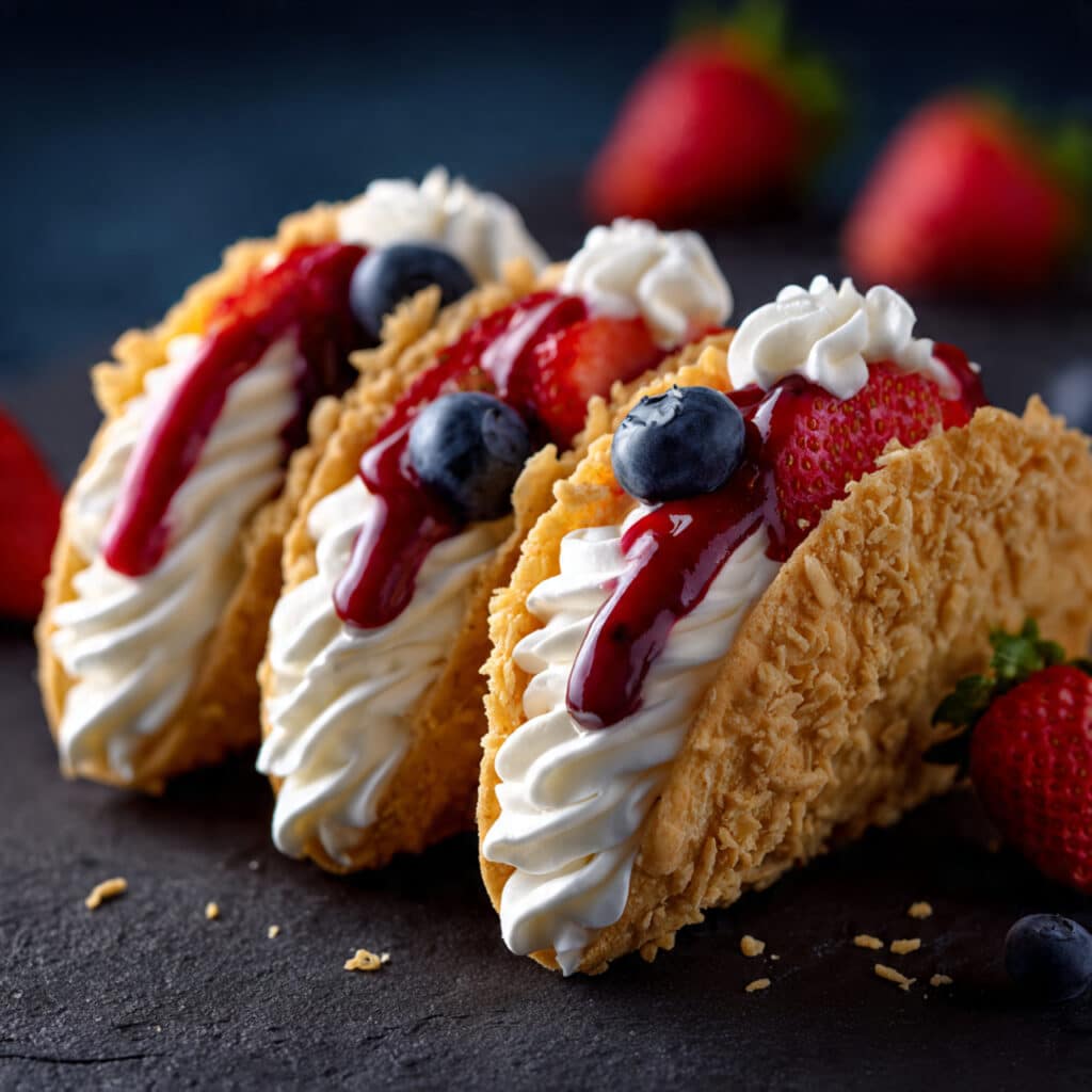 Berrylicious Cheesecake Tacos Recipe