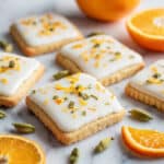 Cardamom Shortbread Cookies with Orange Glaze Recipe