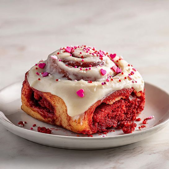 Red Velvet Cinnamon Rolls from Scratch Recipe