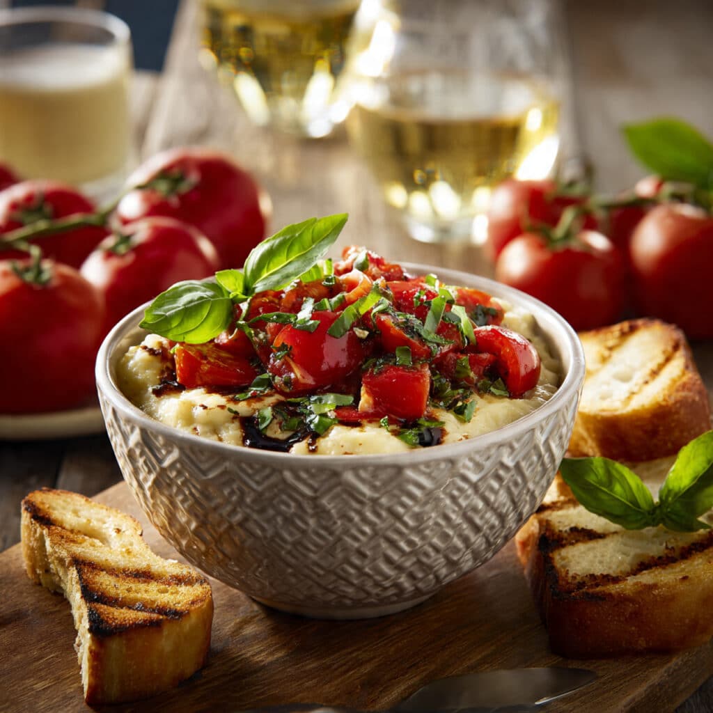 Easy Boursin Bruschetta Dip Recipe