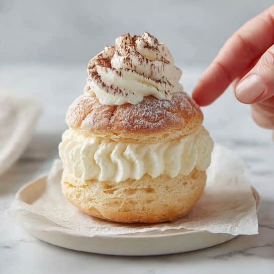 Irresistibly Easy Cream Puff Recipe with Vanilla Custard Filling Recipe