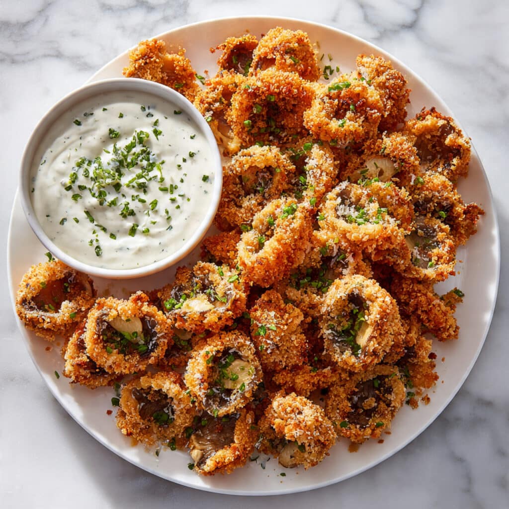 Air Fryer Ranch Mushrooms Recipe