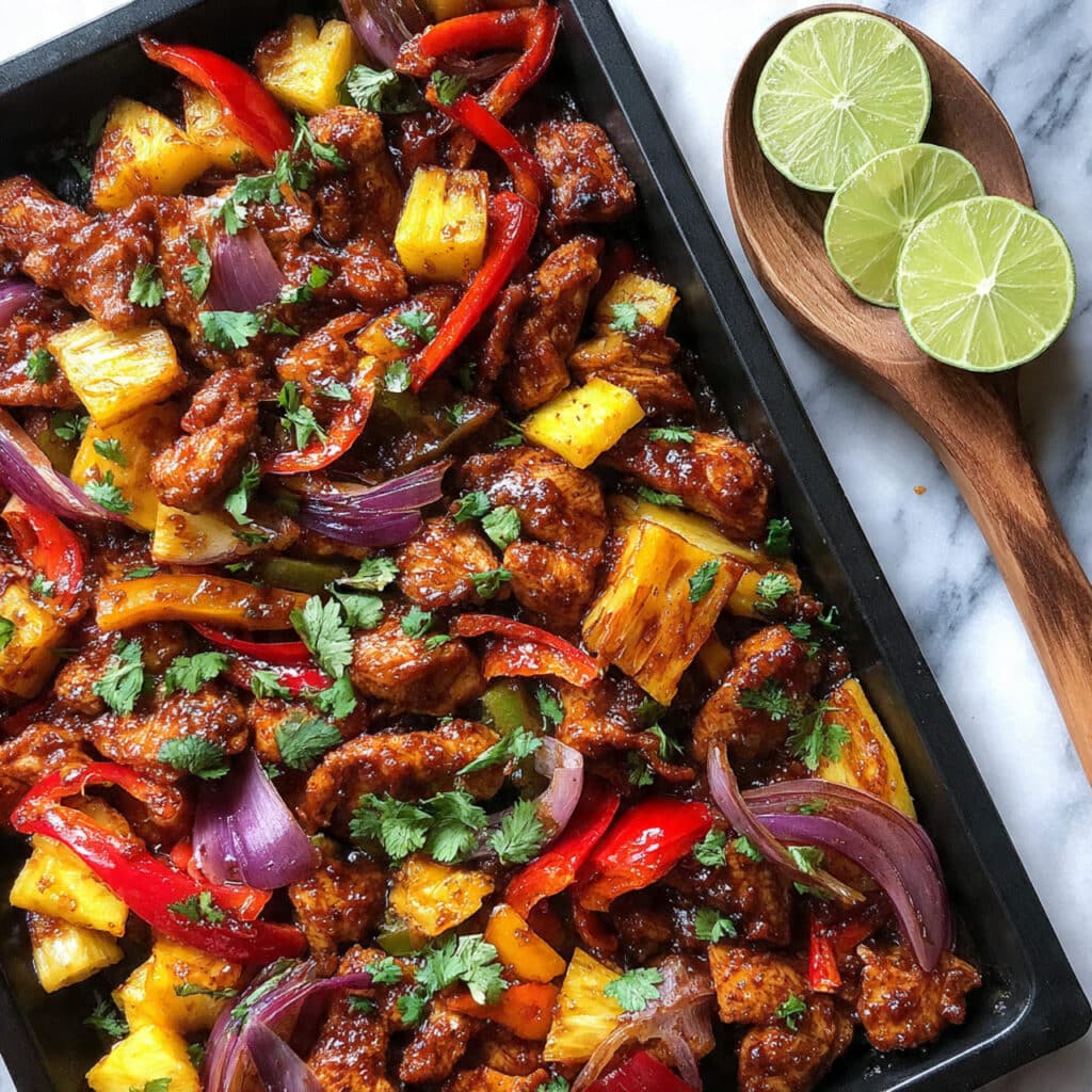 Hawaiian Chicken Sheet Pan Recipe