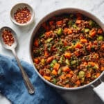 Ground Beef and Sweet Potato Skillet Recipe