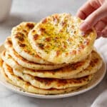 No-Oven Turkish Bread with 3 Ingredients (Bazlama) Recipe