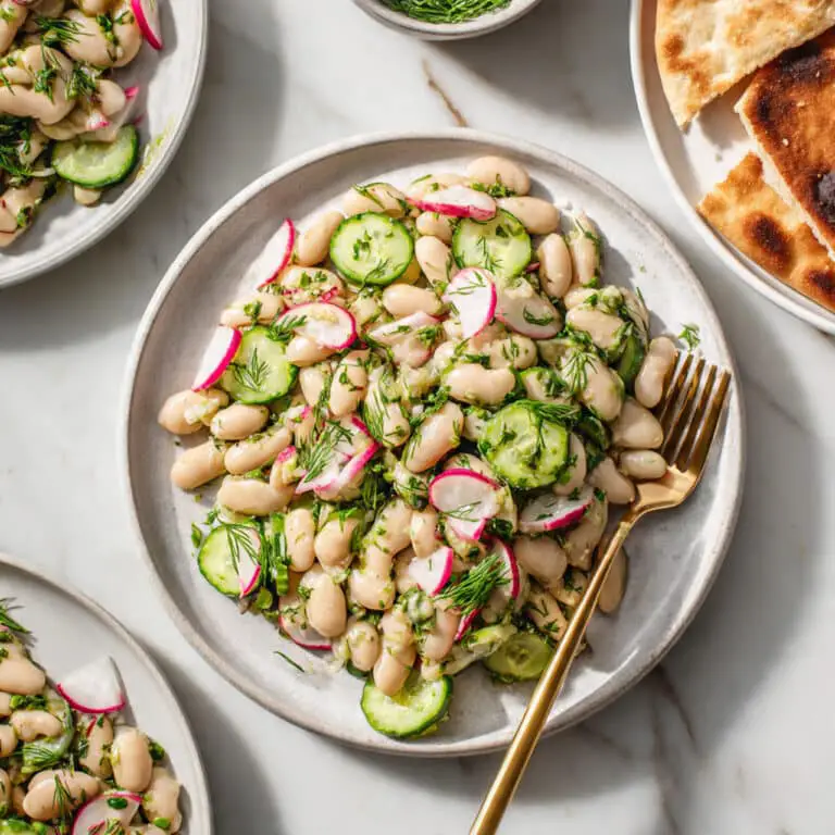 Dilly White Bean Cucumber Salad Recipe