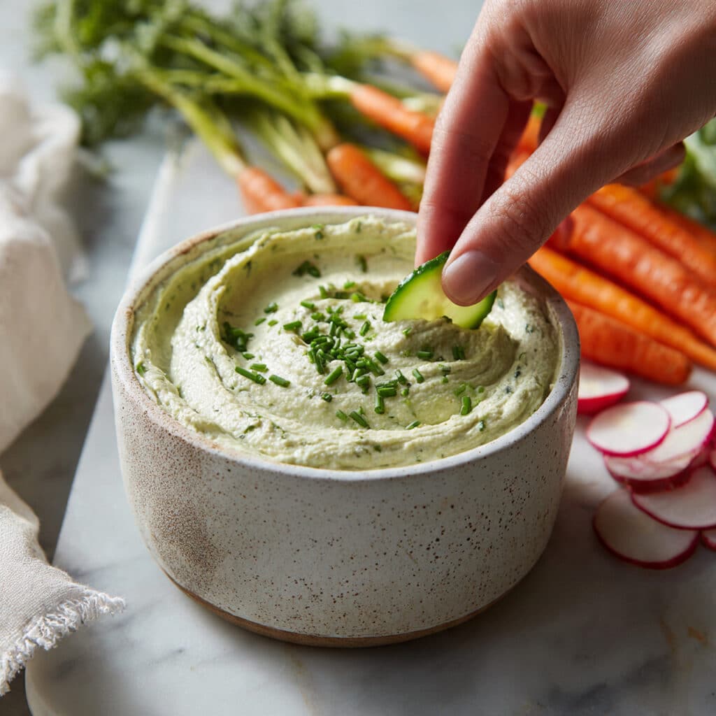 Creamy White Bean and Herb Dip Recipe