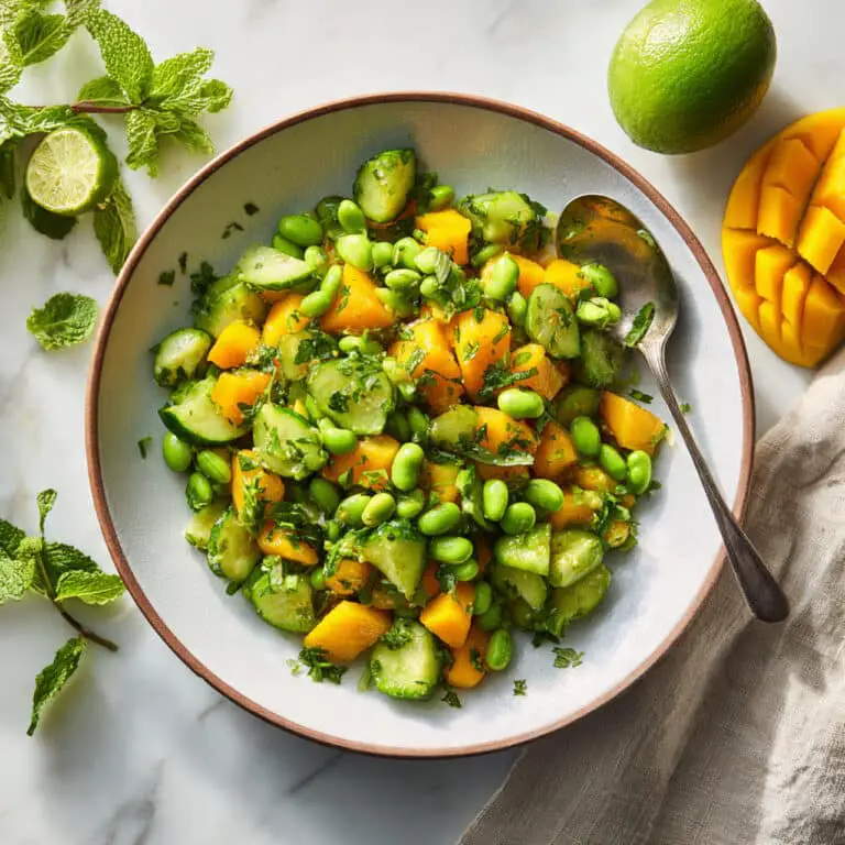 Mango Cucumber Salad with Edamame Recipe
