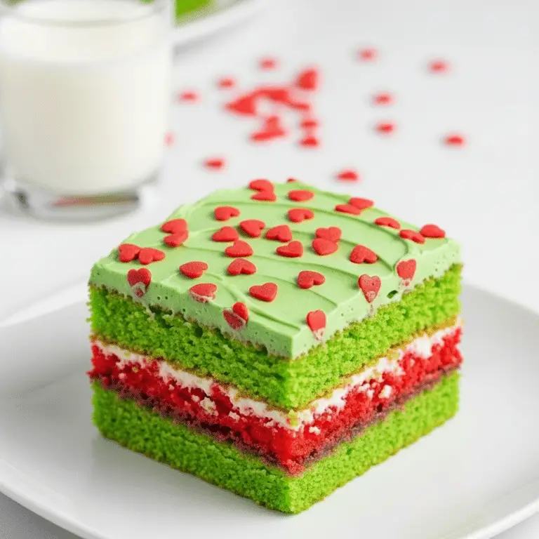 Grinch Poke Cake Recipe