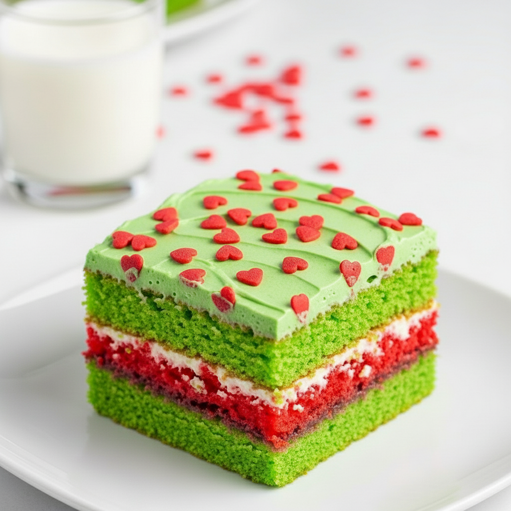 Grinch Poke Cake Recipe