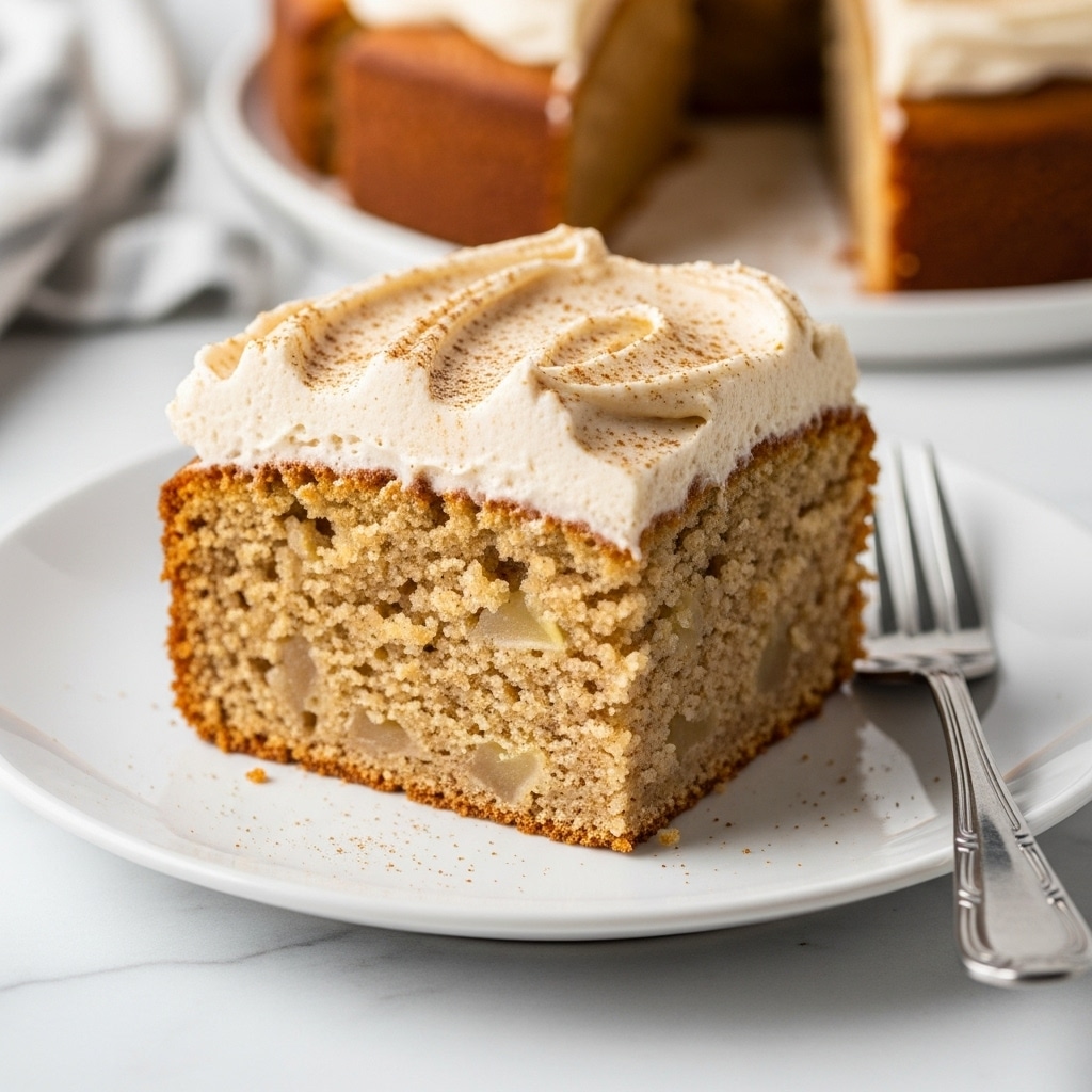 Apple Snacking Cake with Salted Brown Butter Cream Cheese Frosting Recipe