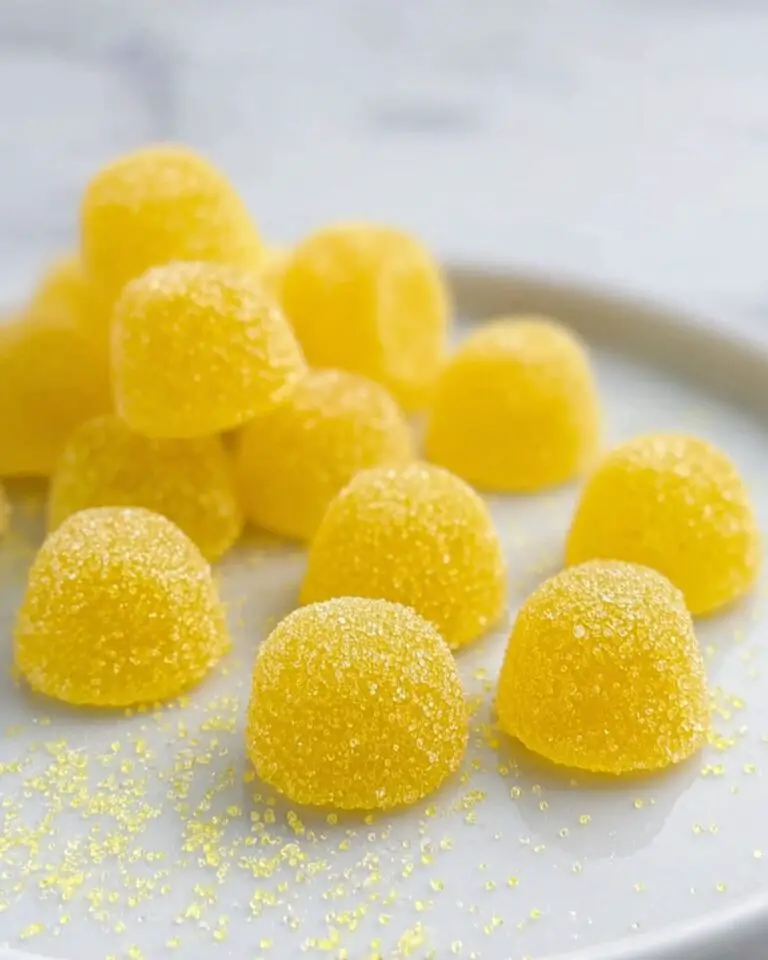 Sour Lemon Gumdrops Recipe
