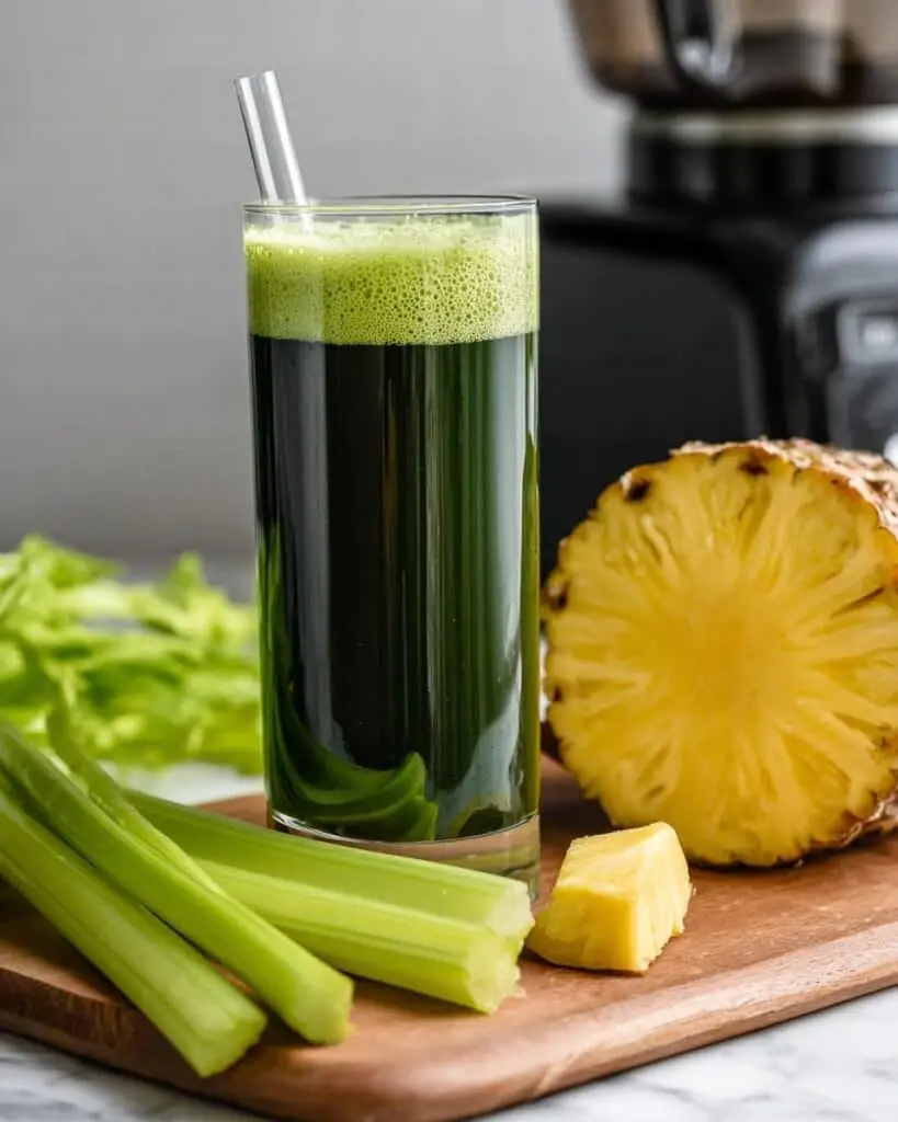 4-Ingredient Green Juice (Quick & Easy Recipe) Recipe