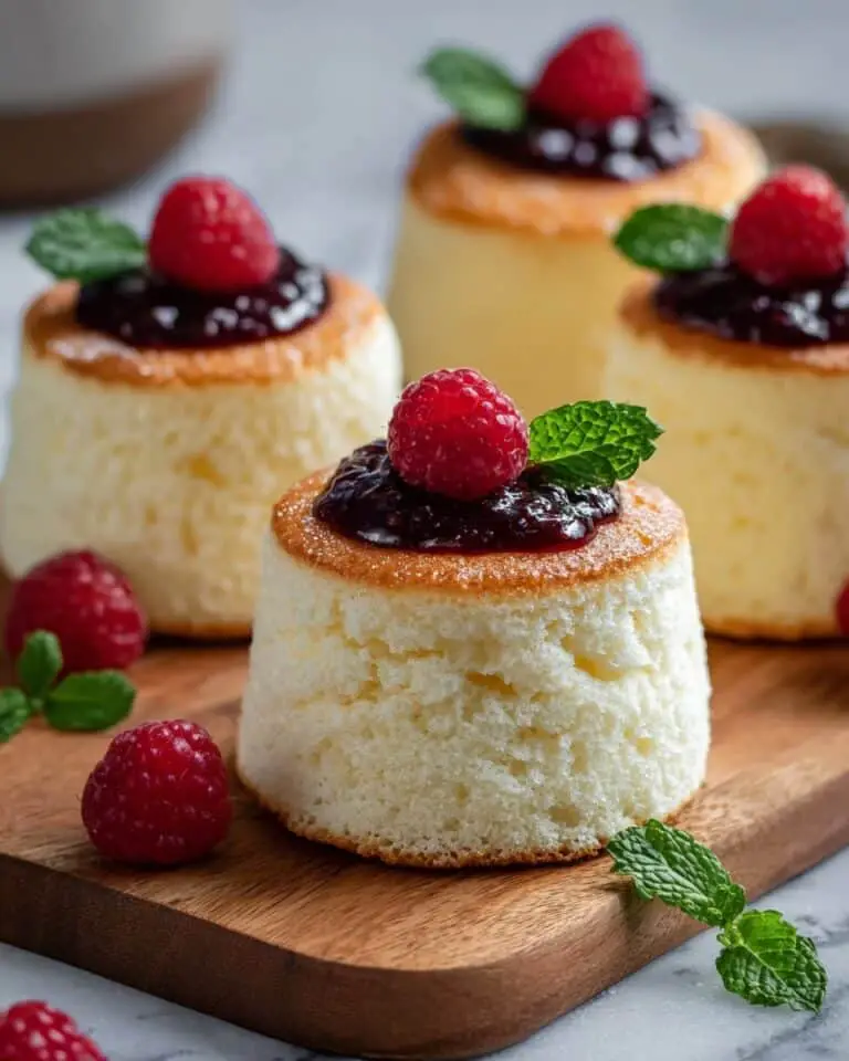 Fluffy Japanese Cotton Cheesecake Cupcakes Recipe