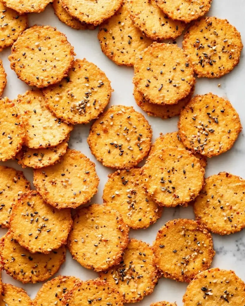 Slice and Bake Cheddar Cheese Coins Recipe