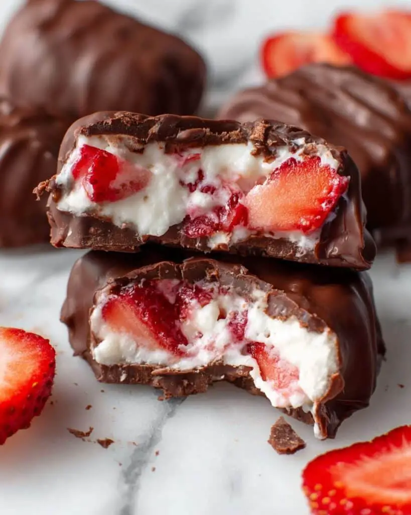 Chocolate Strawberry Yogurt Clusters Recipe