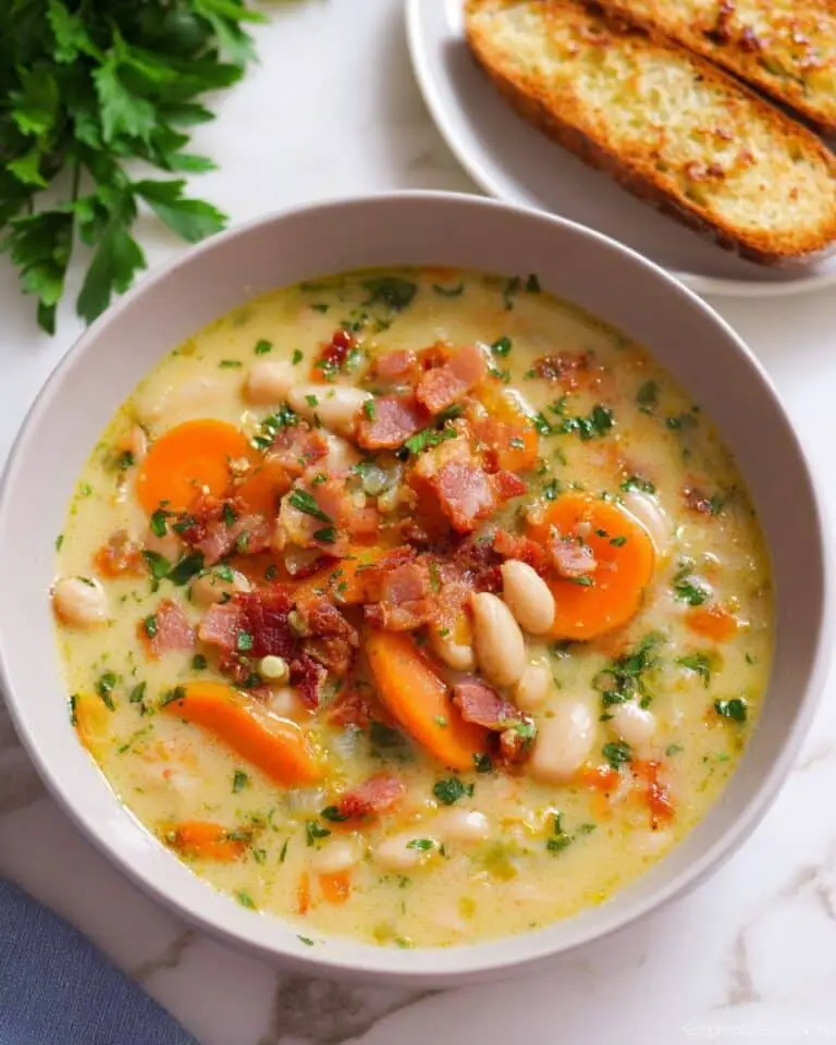 White Bean Soup with Bacon Recipe